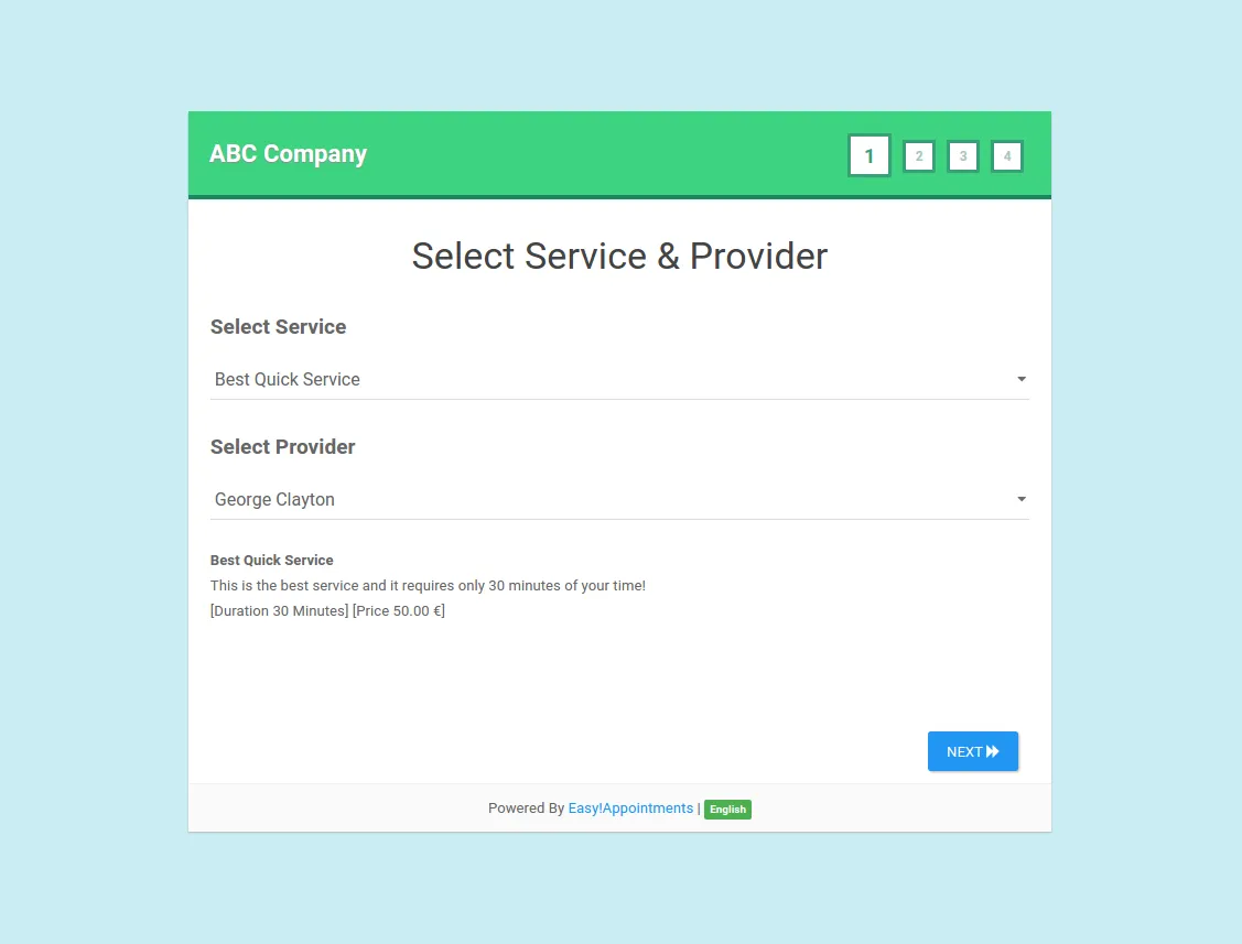easyappointments-frontend-appointment