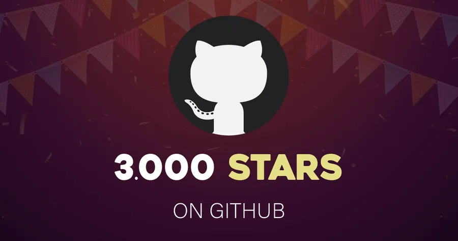Reaching 3k Stars on GitHub