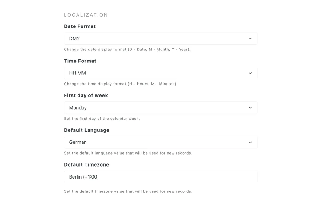 easyappointments-localization-settings-screenshot